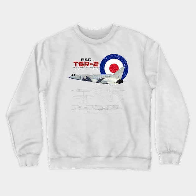 British BAC TSR-2 (light) Crewneck Sweatshirt by NorthAngle